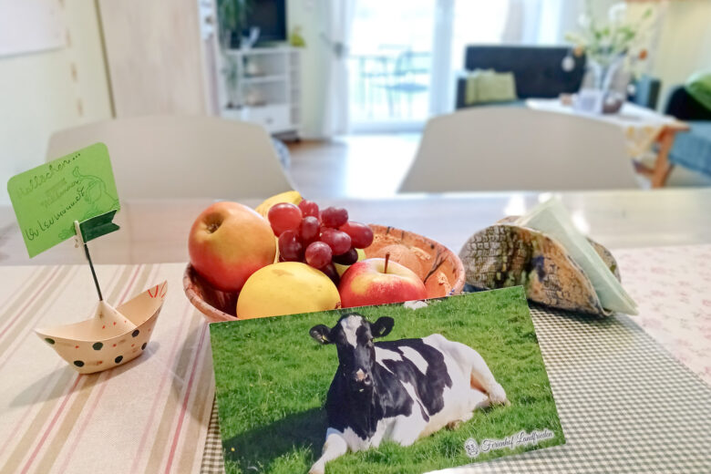 Ferienwohnung Nis Puk Begrüssung