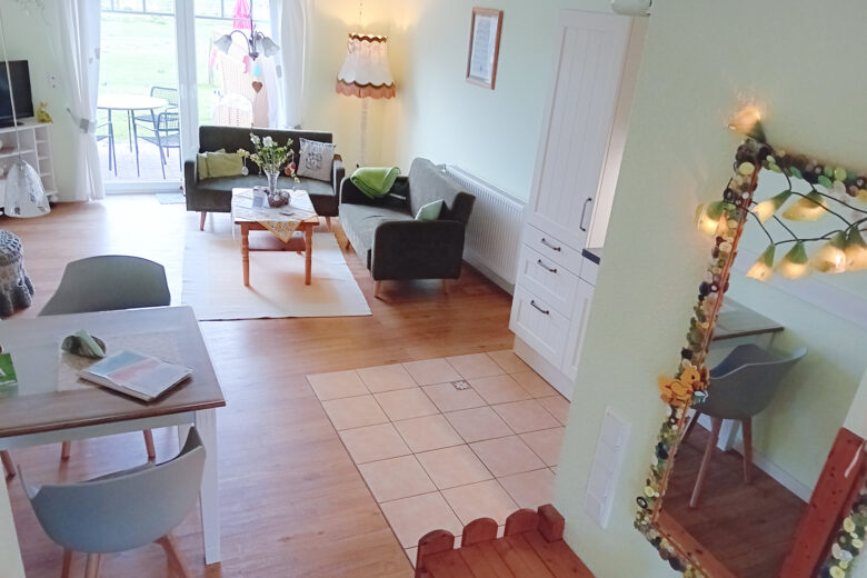 Ferienwohnung Nis Puk Wohnzimmer