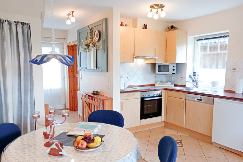 Küche Ferienwohnung Wattenlöper