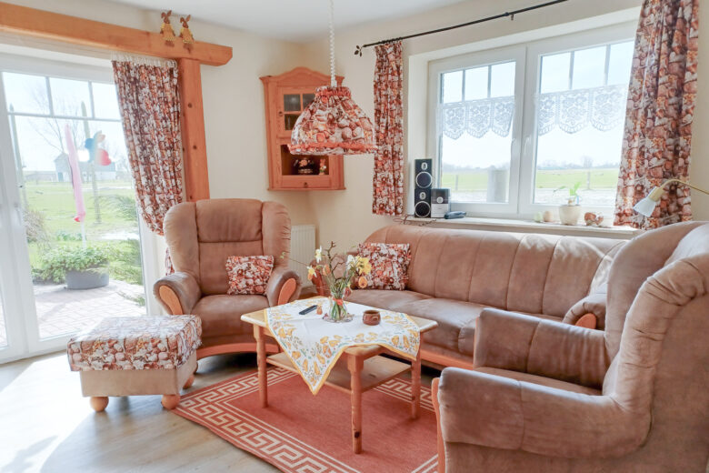 Ferienwohnung Meerjungfrau - Wohnzimmer