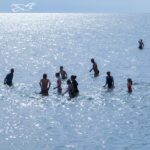 Anbaden in der Nordsee - Ferienhof Landfrieden