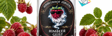 Unser Himbeergeist - aus eigener Himbeer-Ernte - Himbeerhof Jürgens